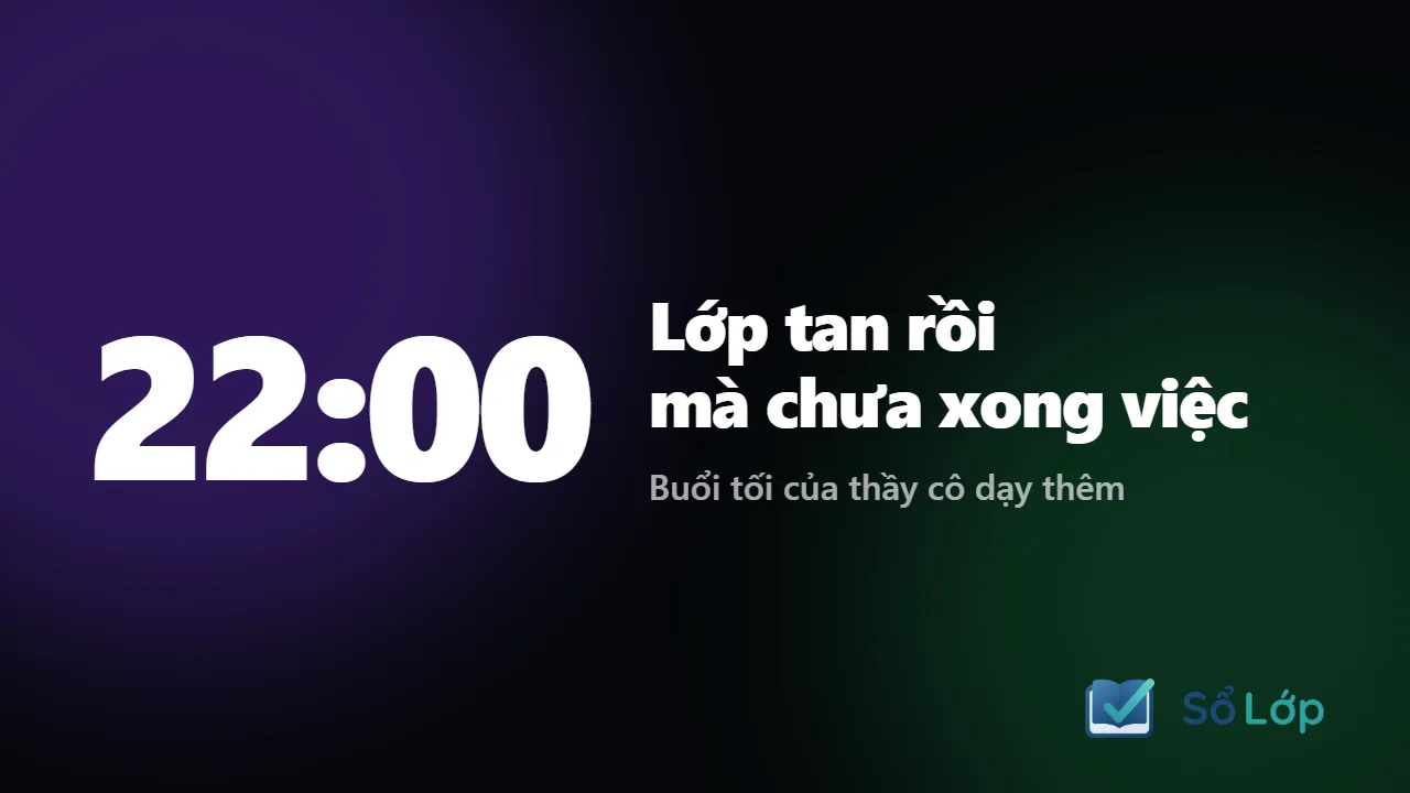 Ảnh đại diện video giới thiệu Sổ Lớp